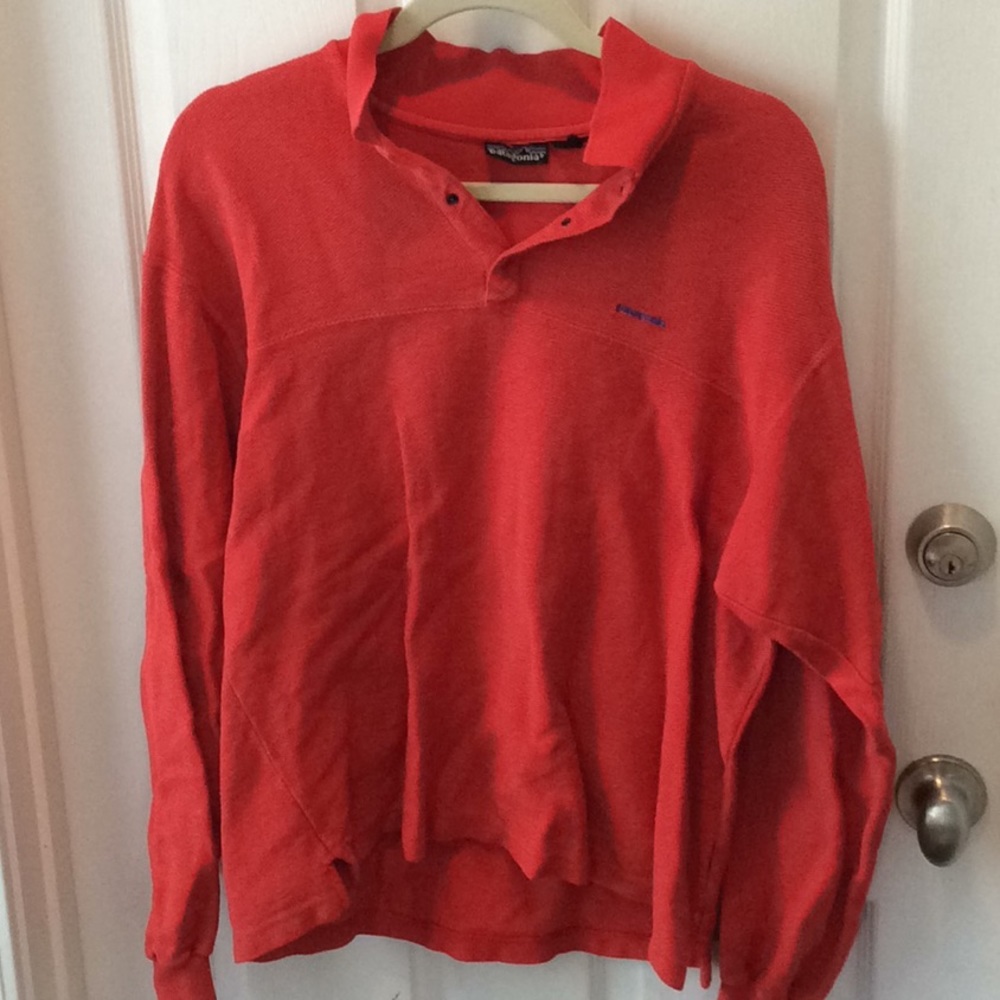 Patagonia long sleeved polo shirt